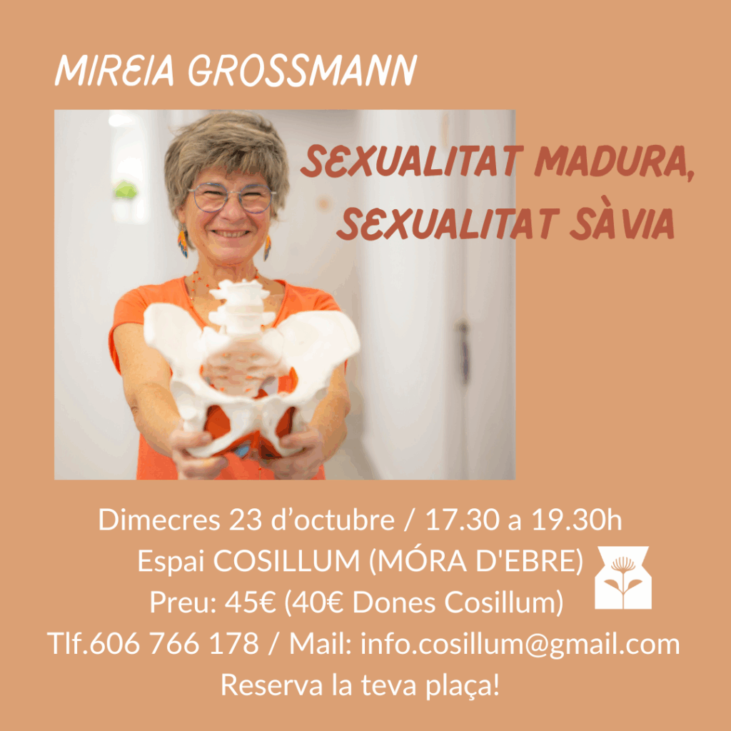 Cartell del taller de la "Sexualitat Madura, Sexualitat Sàvia"