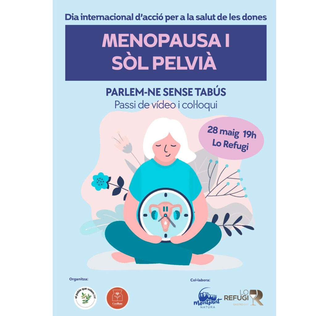 Cartell del taller "Menopausa i Sòl Pelvià".